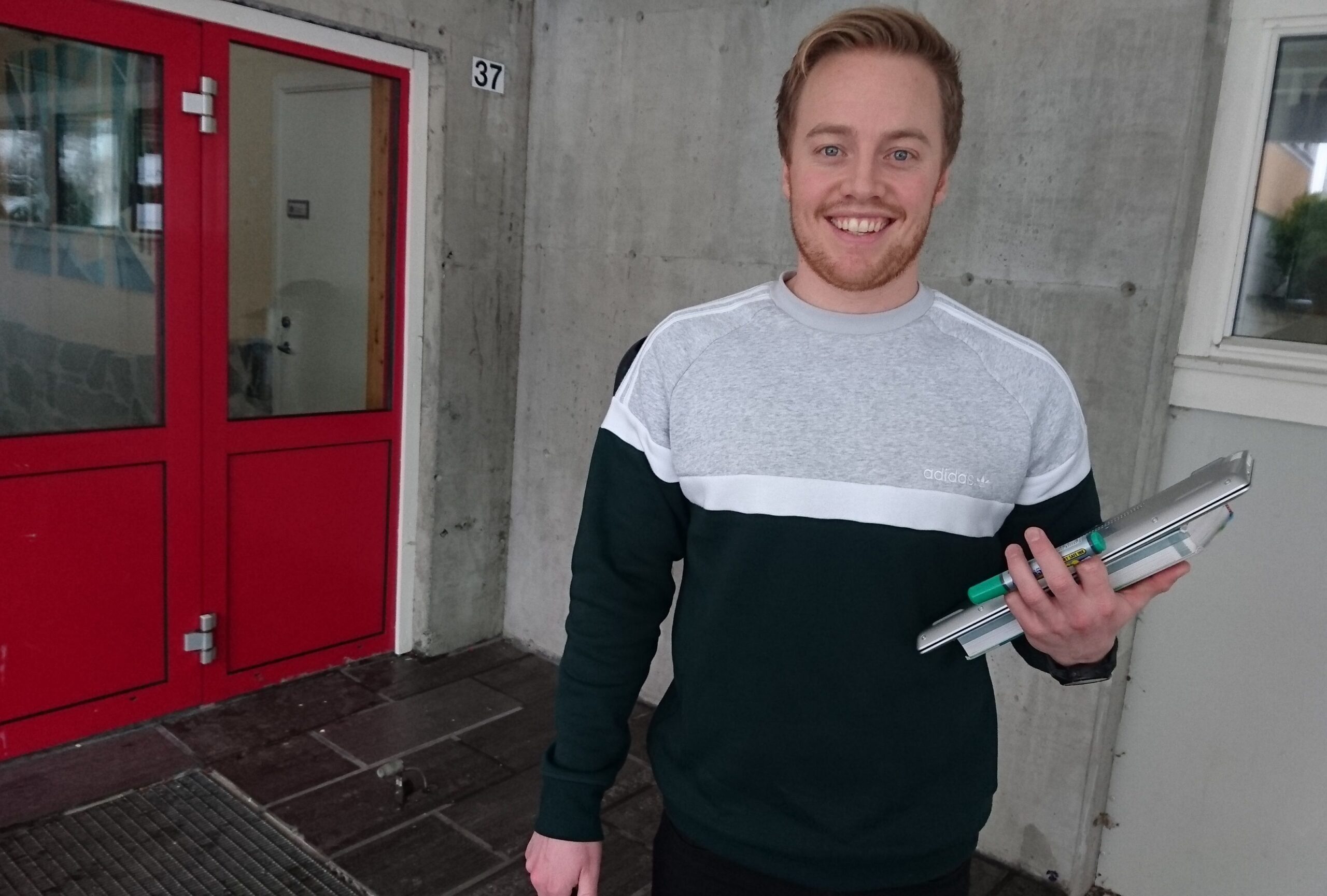 John Martin Næss er ein av tre nye lærarar på Lundeneset dette skuleåret.