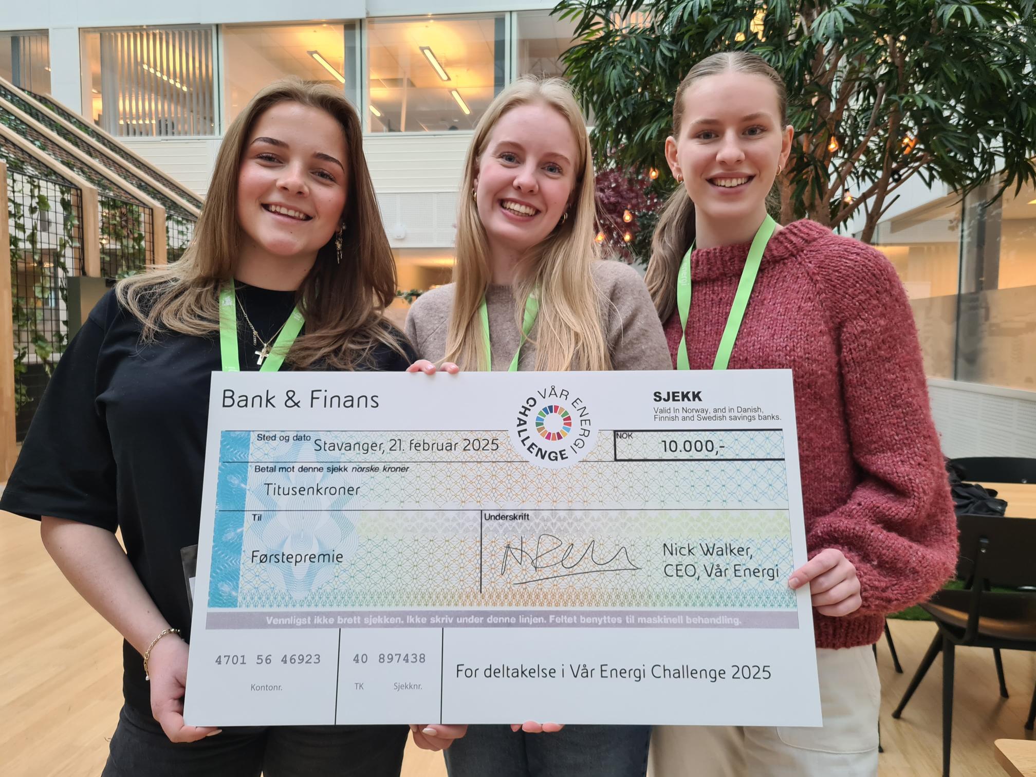 Gjengen bak konseptet "Bambong": Torill Halsne, Helene Dalen, Ragnhild Jekteberg. Kamilla G. Yuen var ikkje tilstades under prisutdelinga.